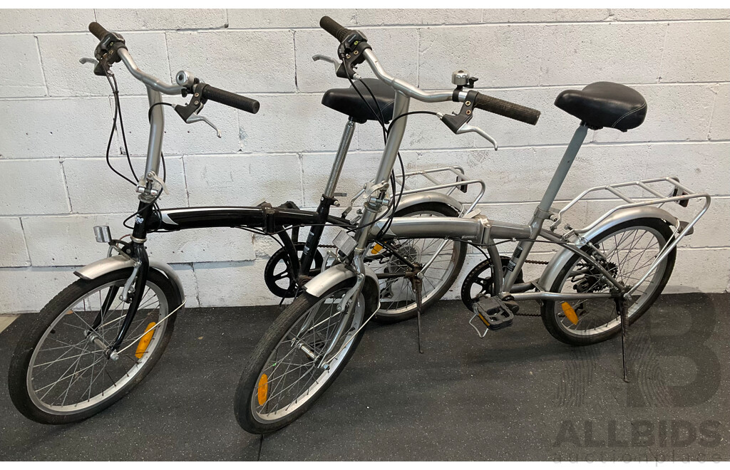 CRANE Folding Bikes - Lot of 2