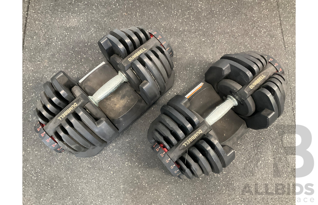 80kg Adjustable DUMBBELL Set (2x40kg) - ORP $489.99