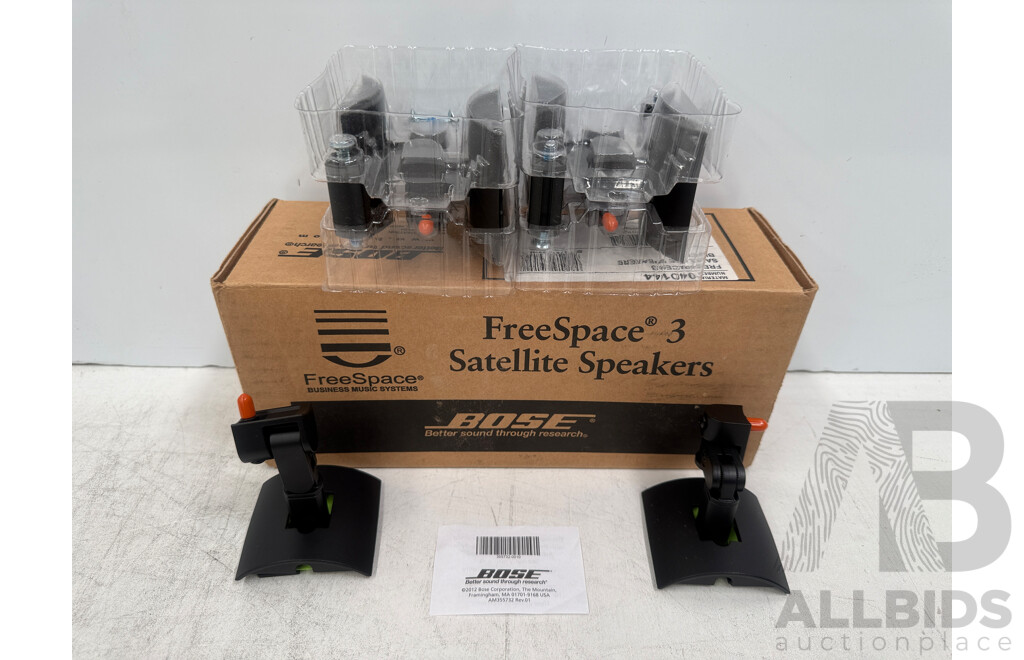 BOSE - 6x FreeSpace 3 Satelite Speakers Mounts