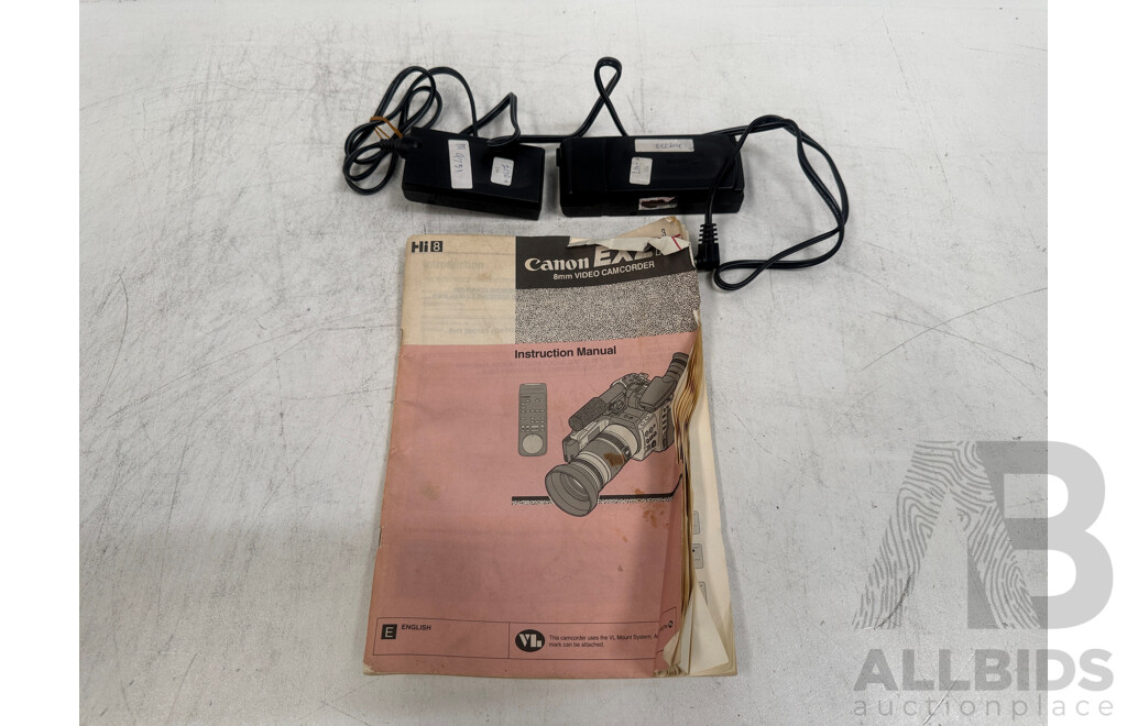 Canon EX2 HI 8mm Video Camcorder