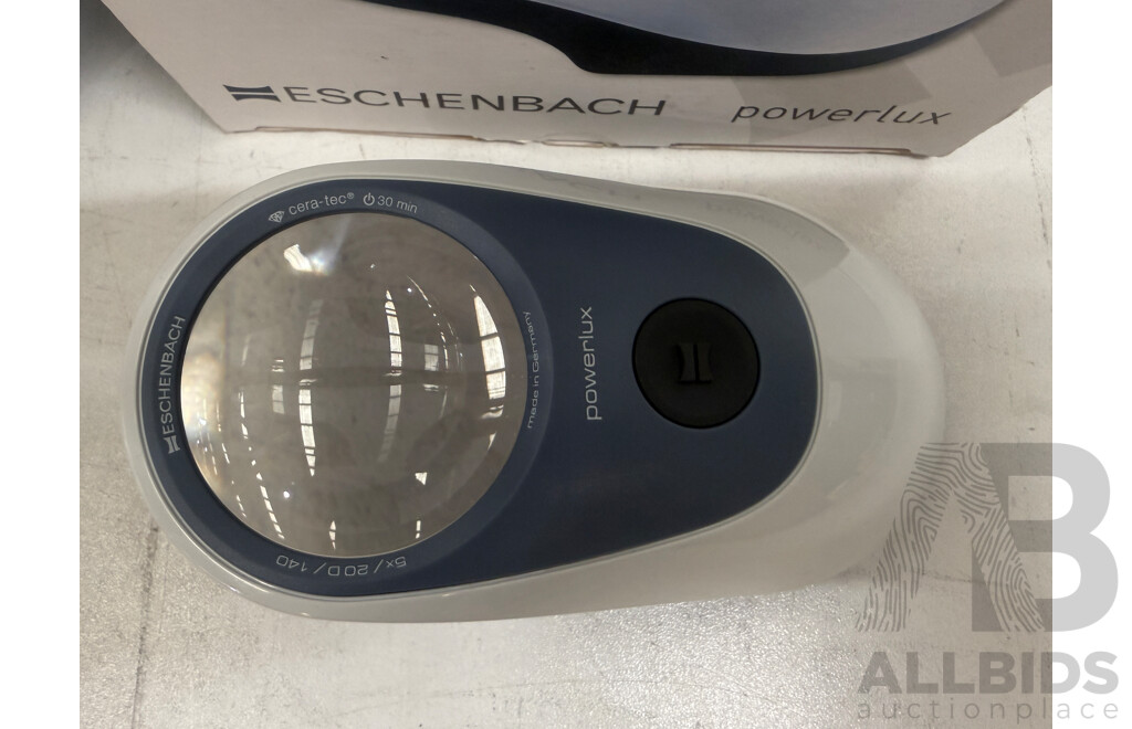 Pentax 8x40 PCF V Binoculars - Nextech 1080p Outdoor Trail Camera - Eschenbach Powerlux Magnifier