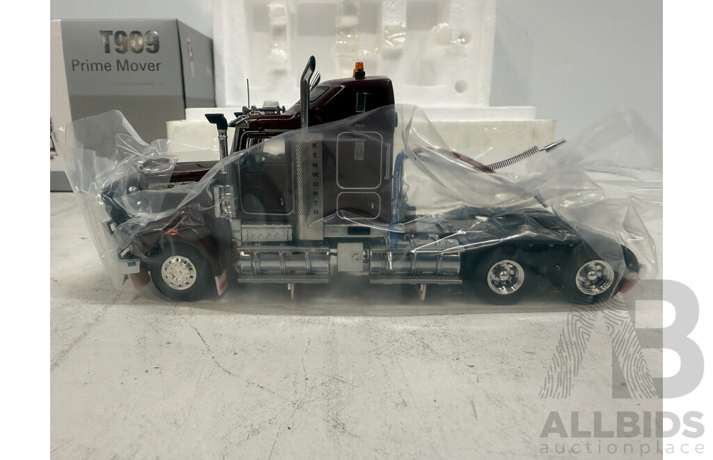 Kenworth T909 Prime Mover Collectable Scale Model 1:50 - Z01366 Vinatge Burgundy