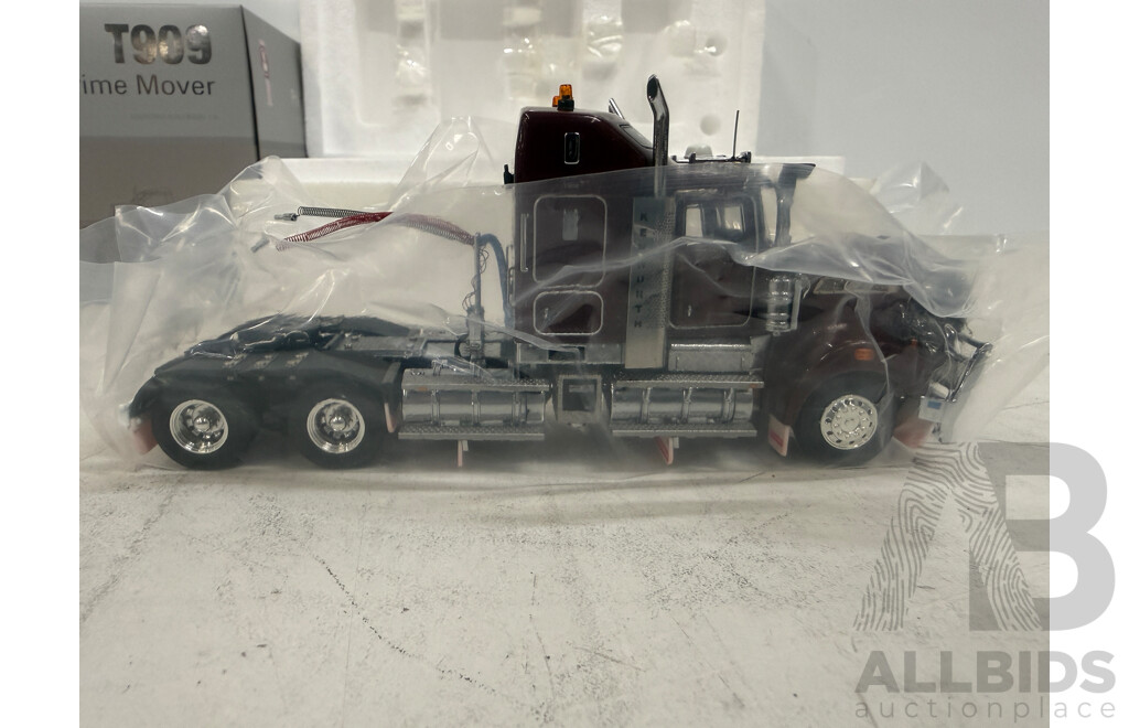 Kenworth T909 Prime Mover Collectable Scale Model 1:50 - Z01366 Vinatge Burgundy