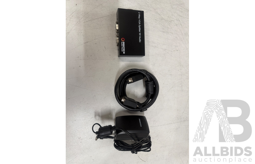 LG FC930W Video Cassette Recorder + Digitech 2 Way VGA/Audio Splitter + Aphex Studio Dominator Model 700