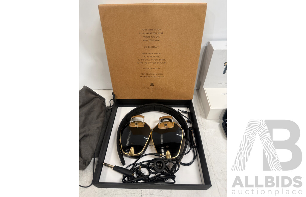 Sonus Faber Pryma Wired Head Phones + Oppo Enco W51 Wireless Headphones + Jabre Wireless Headphones