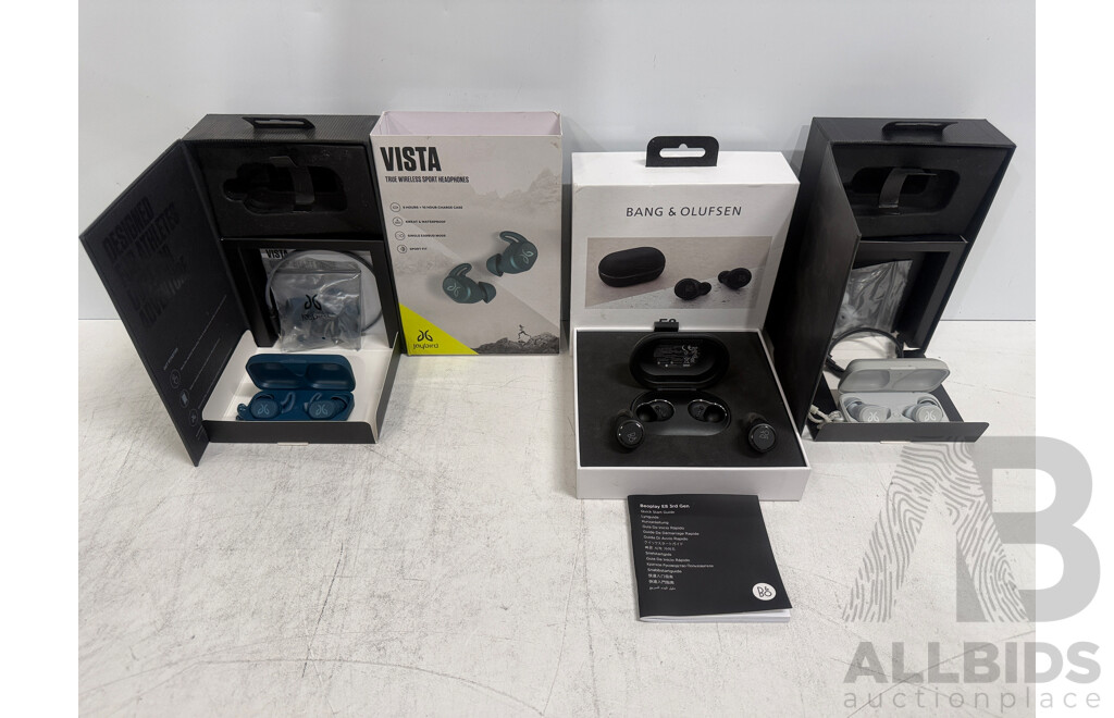 Jaybird Vista Wireless Headphones + Jaybird Vista Wireless Headphones + Bang & Olufsen E8 3rd Gen Wireless Headphones