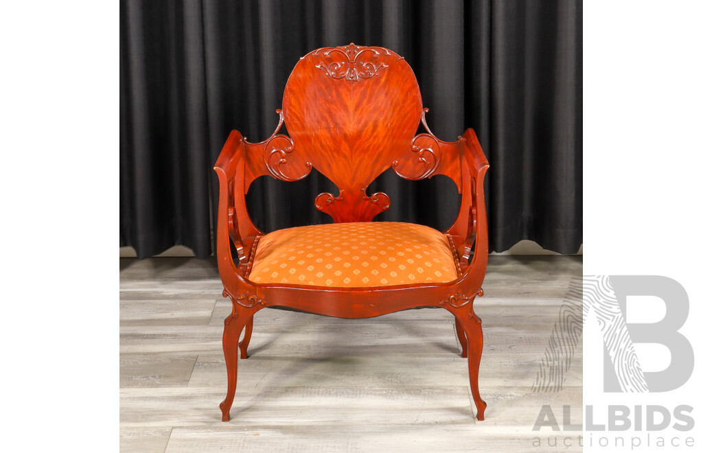 Reproduction Edwardian Parlour Chair