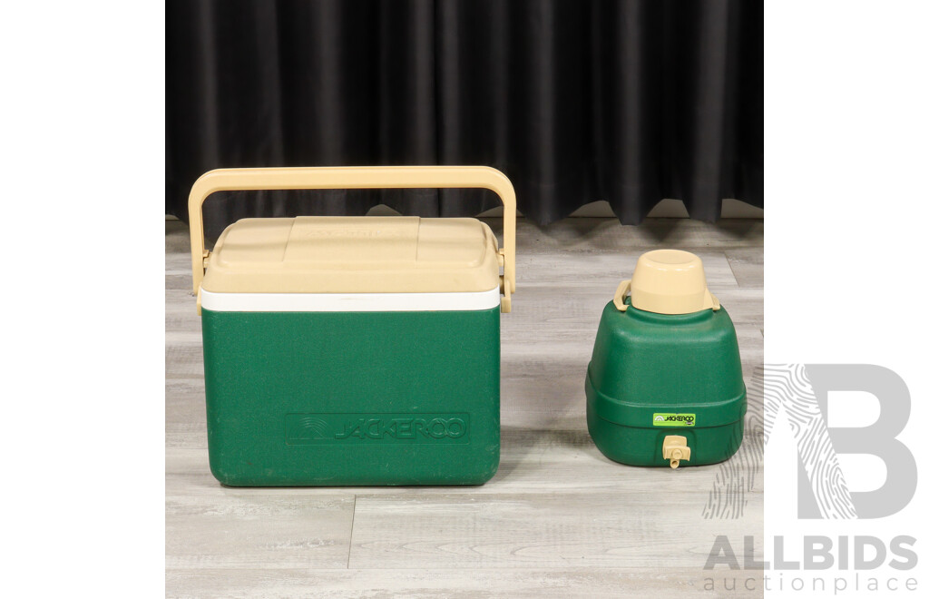 Vintage Jackaroo Esky and Water Flask by Willow