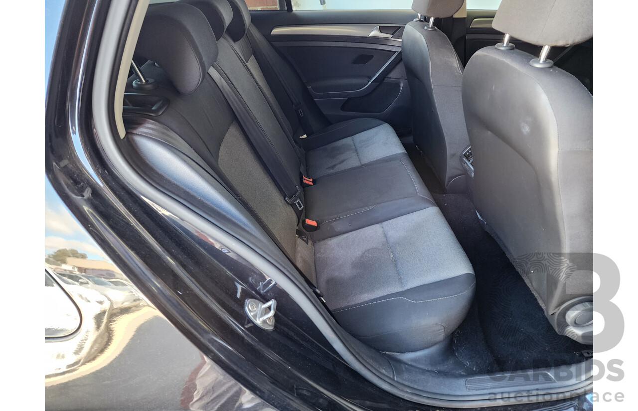 5/2014 Volkswagen Golf 90 TSI AU MY14 5d Hatchback Black 1.4L