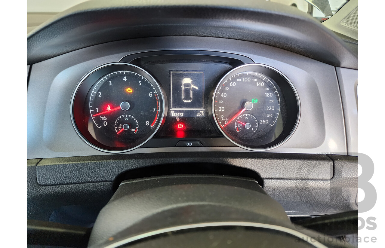 5/2014 Volkswagen Golf 90 TSI AU MY14 5d Hatchback Black 1.4L