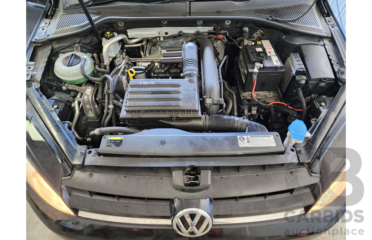 5/2014 Volkswagen Golf 90 TSI AU MY14 5d Hatchback Black 1.4L