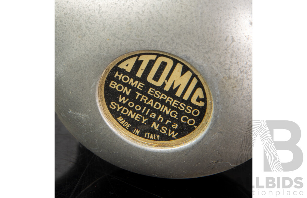 Mid Century Italian Atomic Brevetti Giordano Robbiati Milano Coffee Machine with Jug, Basket and Two Filters