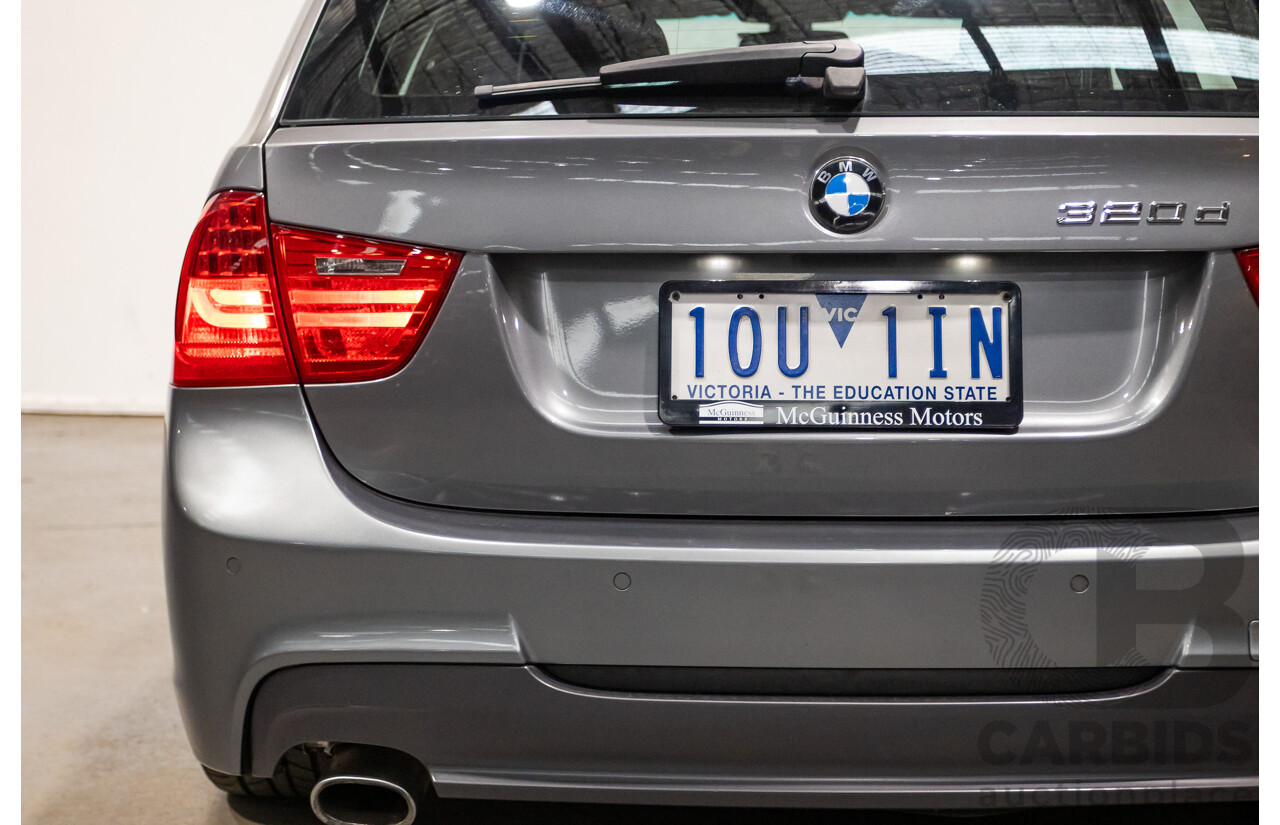 01/2011 BMW 320d Touring Lifestyle Msport Pack E91 MY11 4D Wagon Grey Turbo Diesel 2.0L