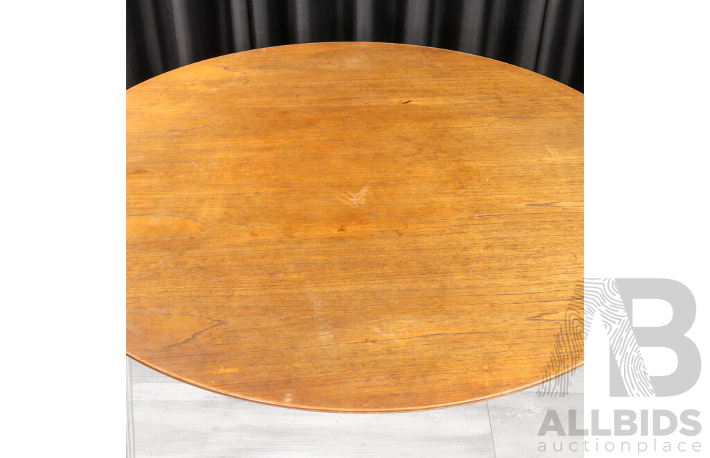 Round Model 3600 Dining Table by Arne Jacobsen for Fritz Hansen