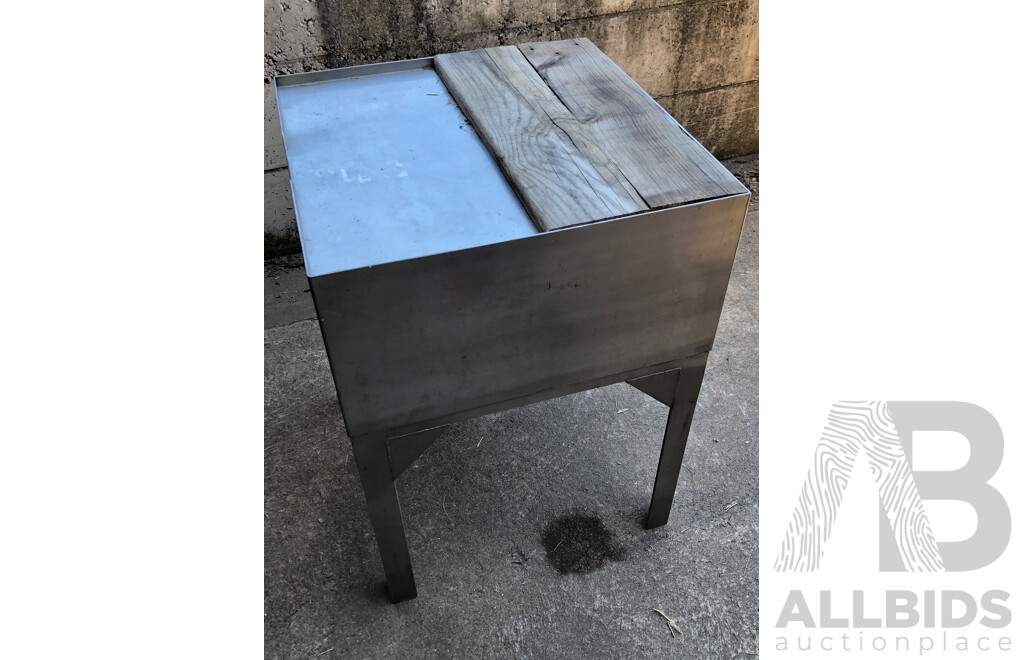 Modern Aluminium Framed Butchers Block