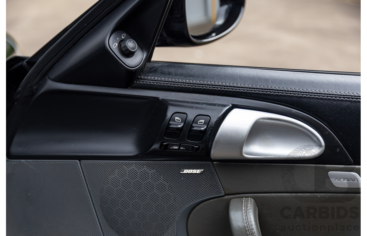 6/2006 Porsche 911 Carrera 4 997 Wide Body 2d Cabriolet Basalt Black Metallic 3.6L - Personal Import 06/14