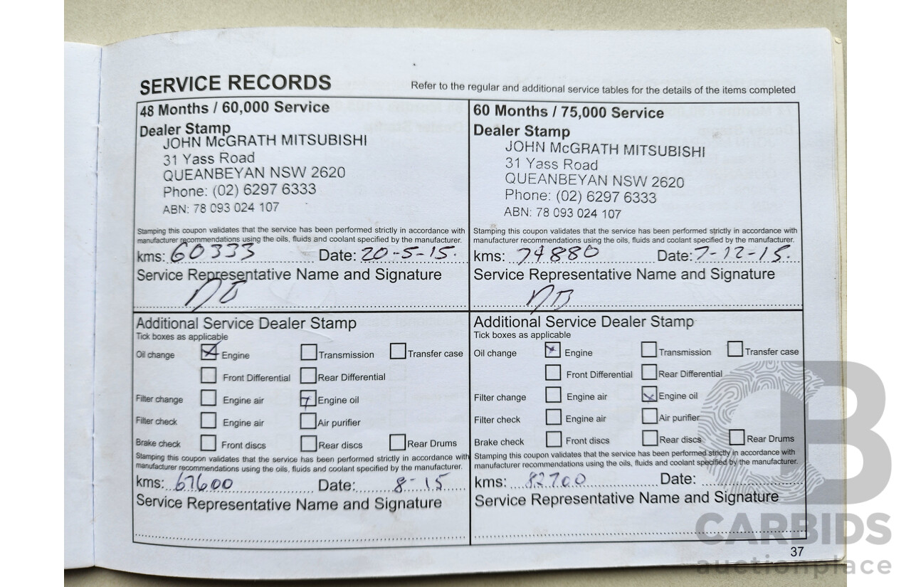 6/2013 Mitsubishi Triton GLX (4x4) MN MY13 Double Cab Utility White 2.5L