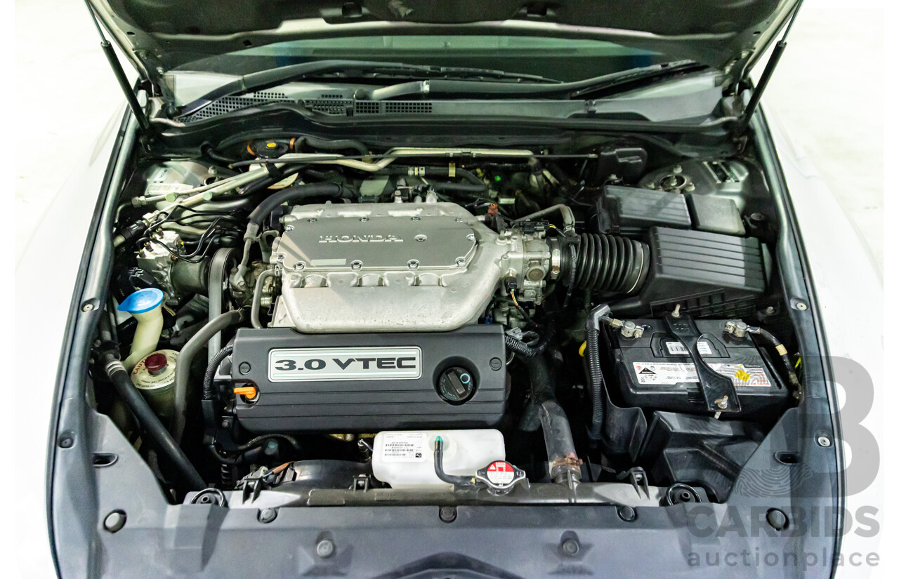 6/2006 Honda Accord V6 Luxury 40 MY06 Upgrade 4d Sedan Silverstone Metallic V6 3.0L