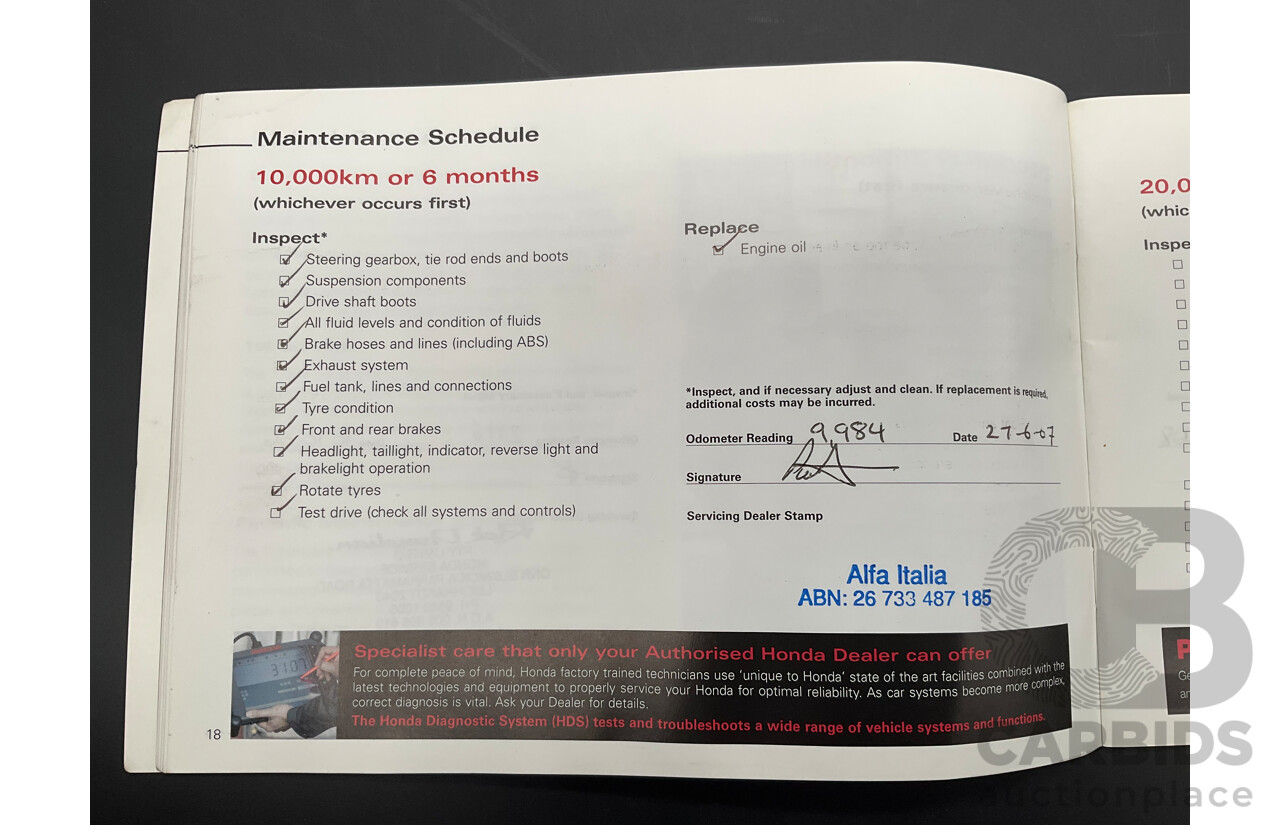 6/2006 Honda Accord V6 Luxury 40 MY06 Upgrade 4d Sedan Silverstone Metallic V6 3.0L