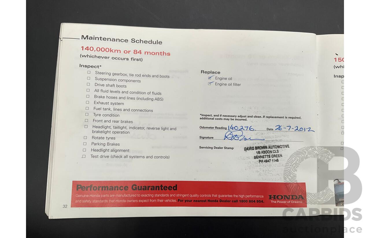 6/2006 Honda Accord V6 Luxury 40 MY06 Upgrade 4d Sedan Silverstone Metallic V6 3.0L