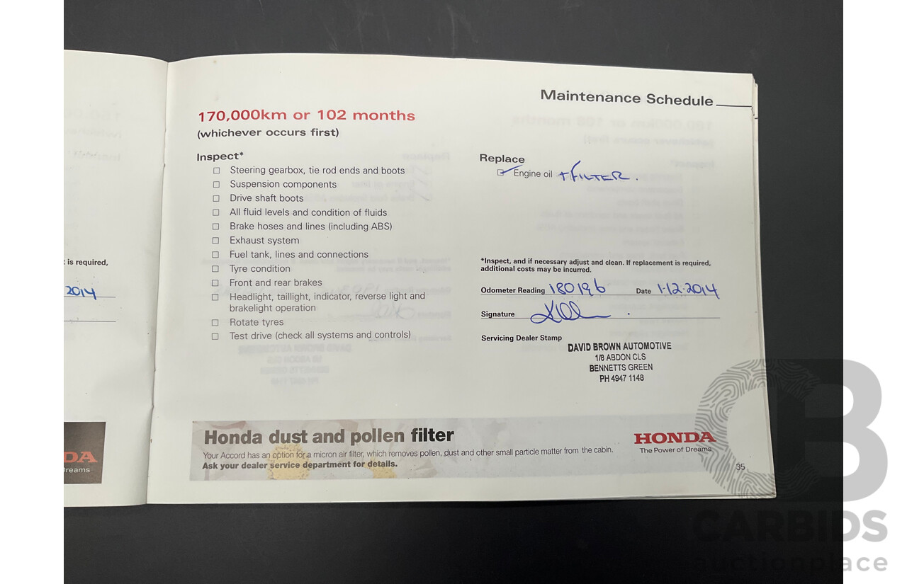 6/2006 Honda Accord V6 Luxury 40 MY06 Upgrade 4d Sedan Silverstone Metallic V6 3.0L