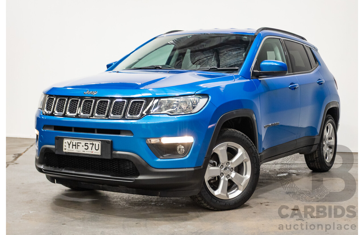 12/2017 Jeep Compass Longitude M6 MY18 4D Wagon Hydro Blue Pearl 2.4L