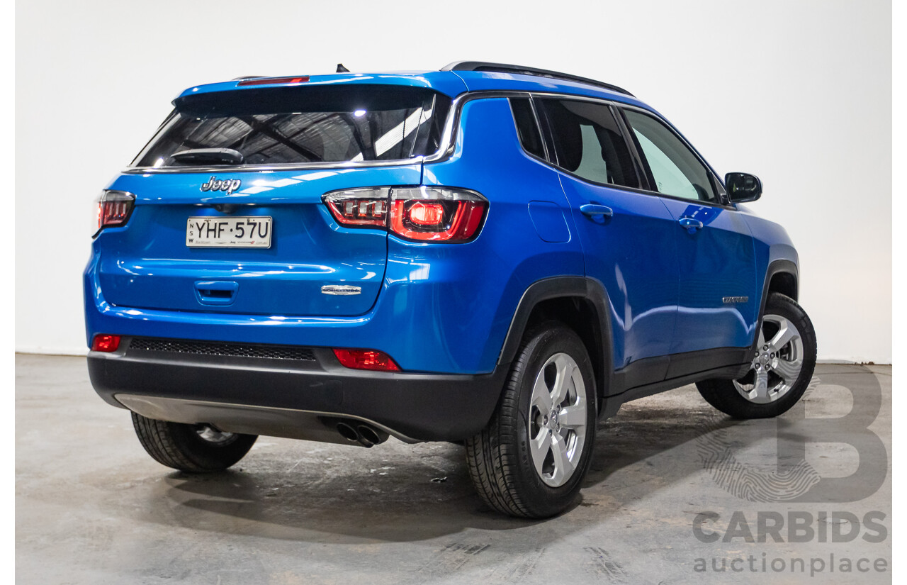 12/2017 Jeep Compass Longitude M6 MY18 4D Wagon Hydro Blue Pearl 2.4L