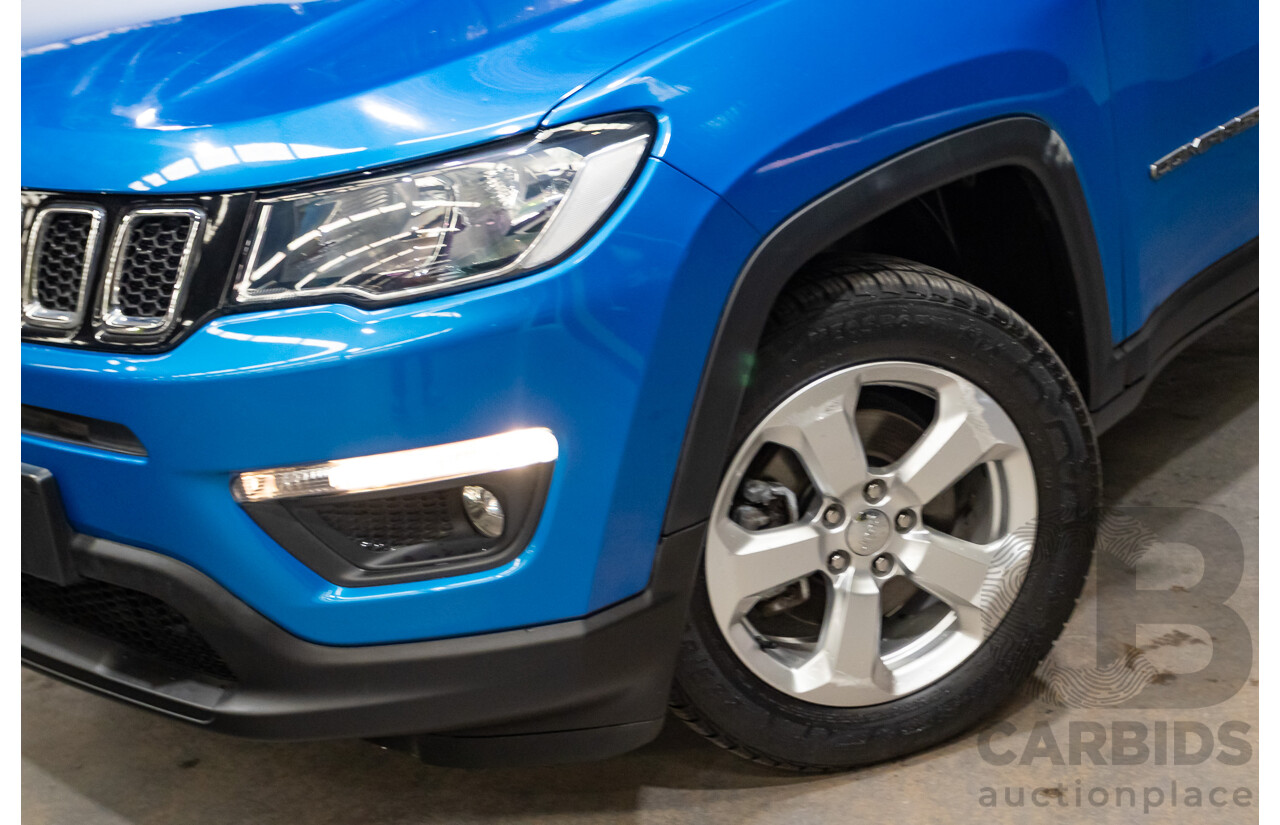 12/2017 Jeep Compass Longitude M6 MY18 4D Wagon Hydro Blue Pearl 2.4L