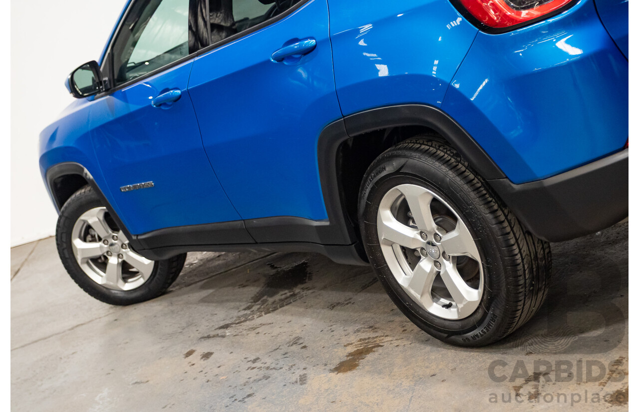 12/2017 Jeep Compass Longitude M6 MY18 4D Wagon Hydro Blue Pearl 2.4L