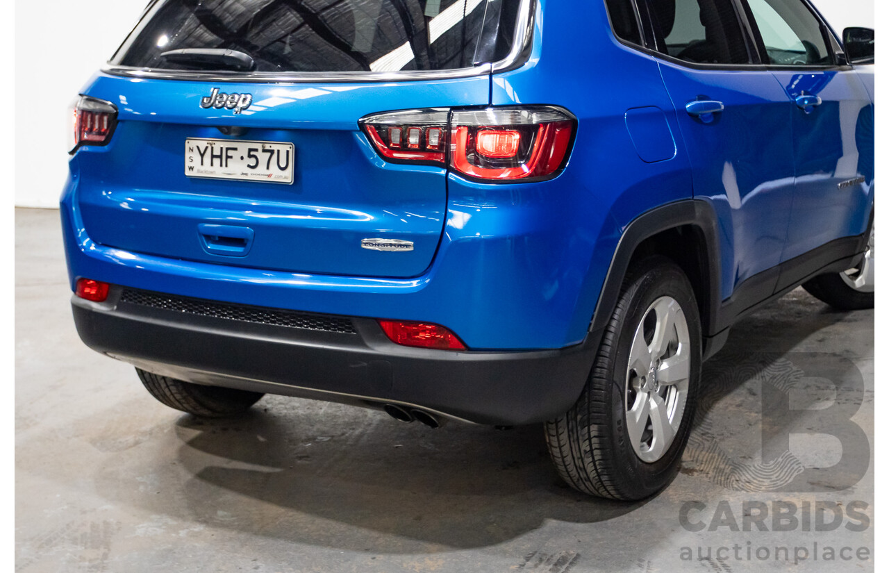 12/2017 Jeep Compass Longitude M6 MY18 4D Wagon Hydro Blue Pearl 2.4L