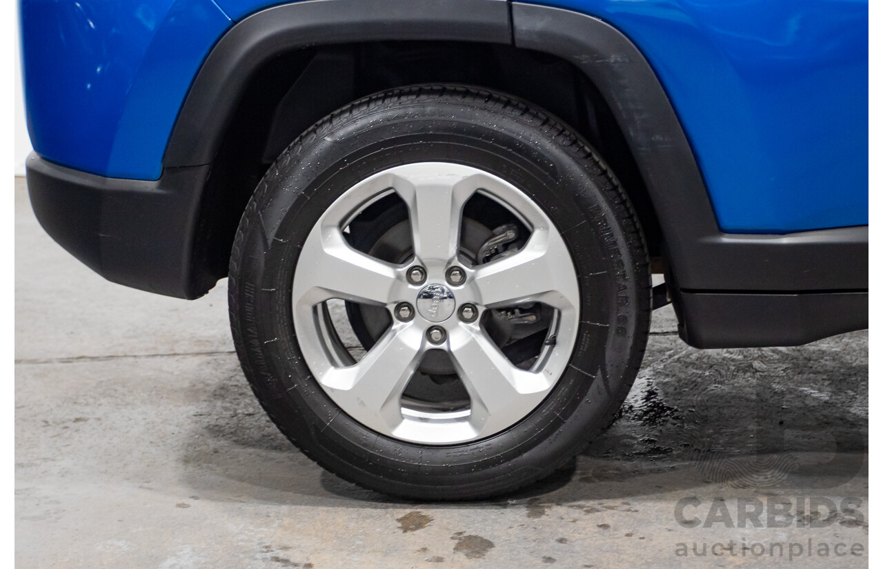 12/2017 Jeep Compass Longitude M6 MY18 4D Wagon Hydro Blue Pearl 2.4L