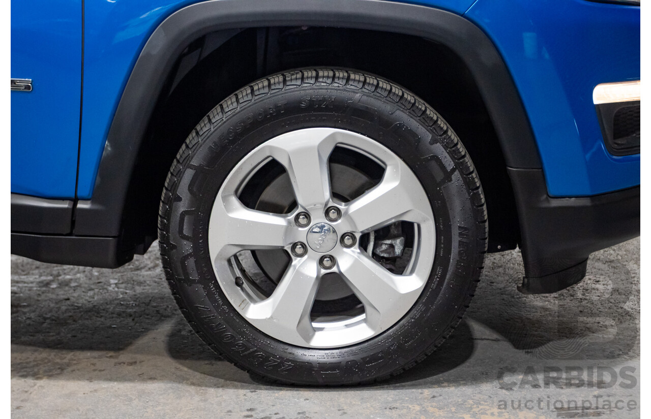12/2017 Jeep Compass Longitude M6 MY18 4D Wagon Hydro Blue Pearl 2.4L