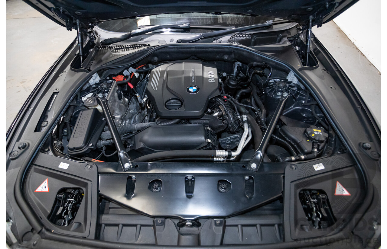 11/2015 BMW 520d M-sport F10 MY15 4D Sedan Carbon Black Turbo Diesel 2.0L