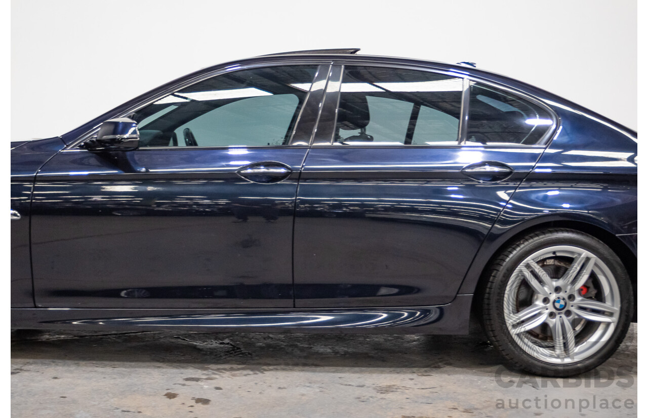 11/2015 BMW 520d M-sport F10 MY15 4D Sedan Carbon Black Turbo Diesel 2.0L