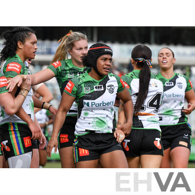 17. Kerehitina Matua - Match Worn and Signed Canberra Raiders NRLW 2025 Indigenous Jersey - Proceeds towards Sisters in Spirit Aboriginal Corporation