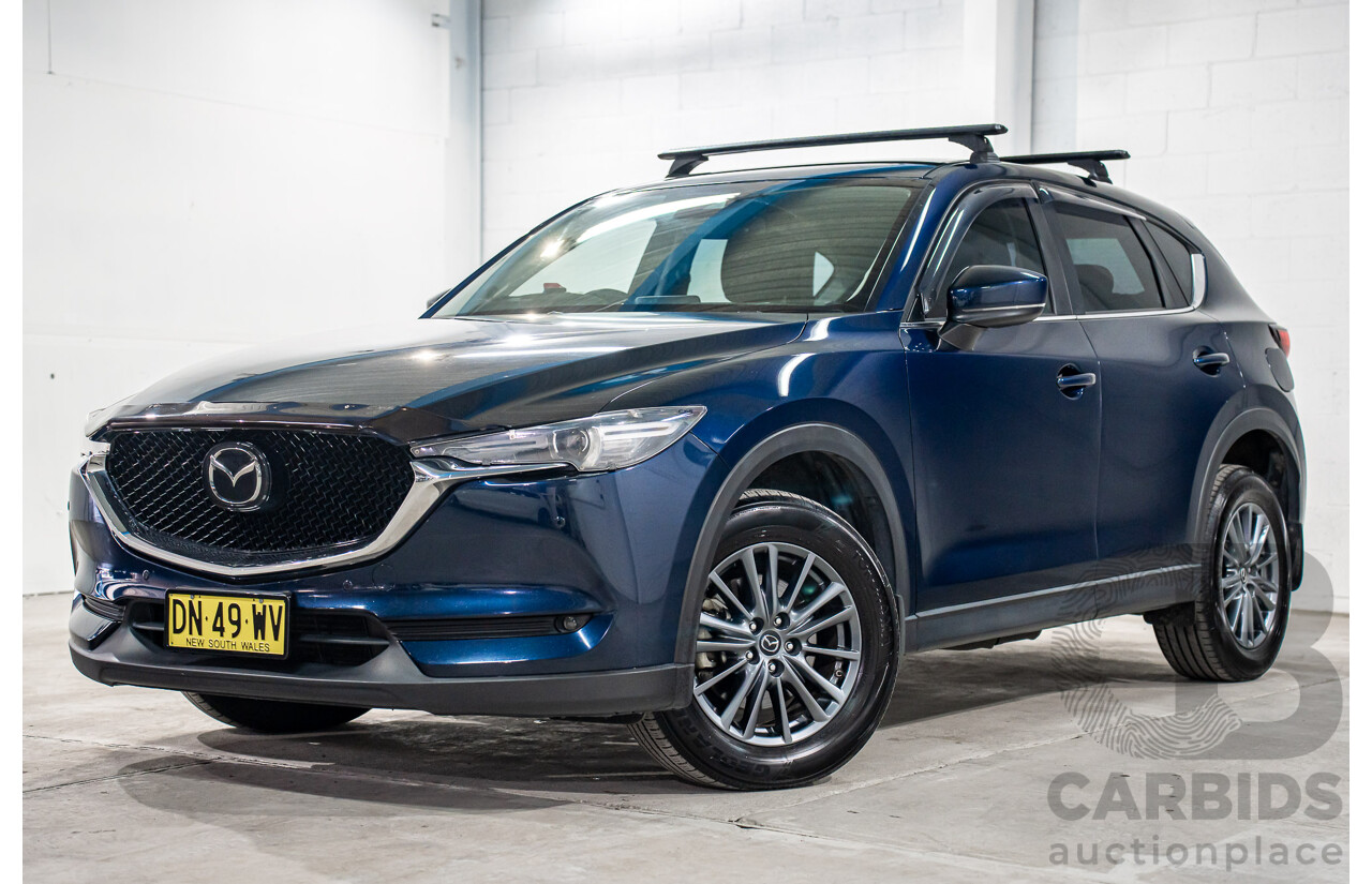 11/2019 Mazda CX-5 Touring (AWD) MY19 KF Series 2 4d Wagon Deep Crystal Blue Metallic Turbo Diesel 2.2L