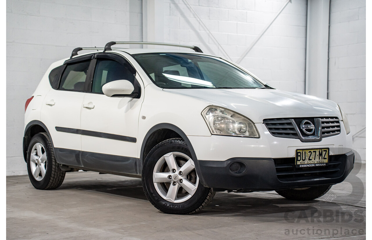 3/2009 Nissan Dualis ST (4x4) J10 4d Wagon Arctic White 2.0L