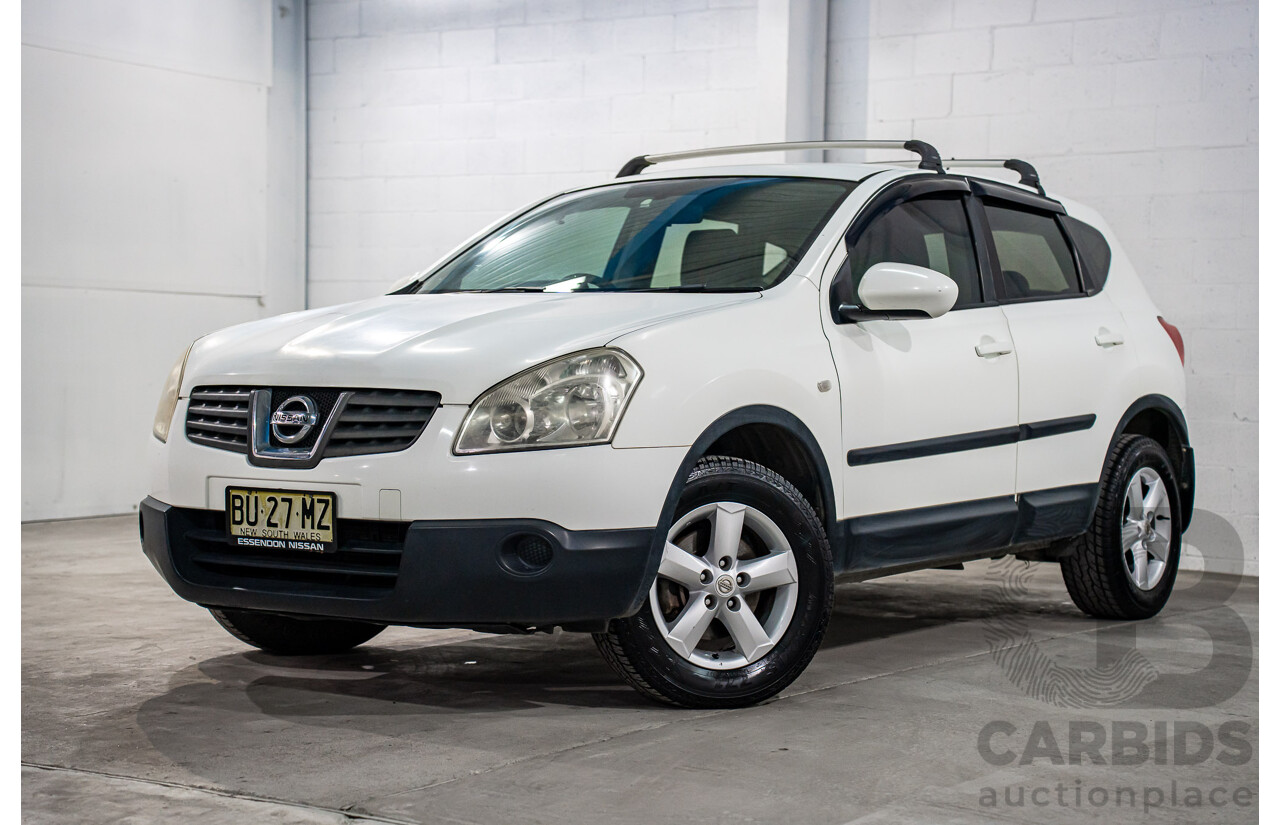 3/2009 Nissan Dualis ST (4x4) J10 4d Wagon Arctic White 2.0L