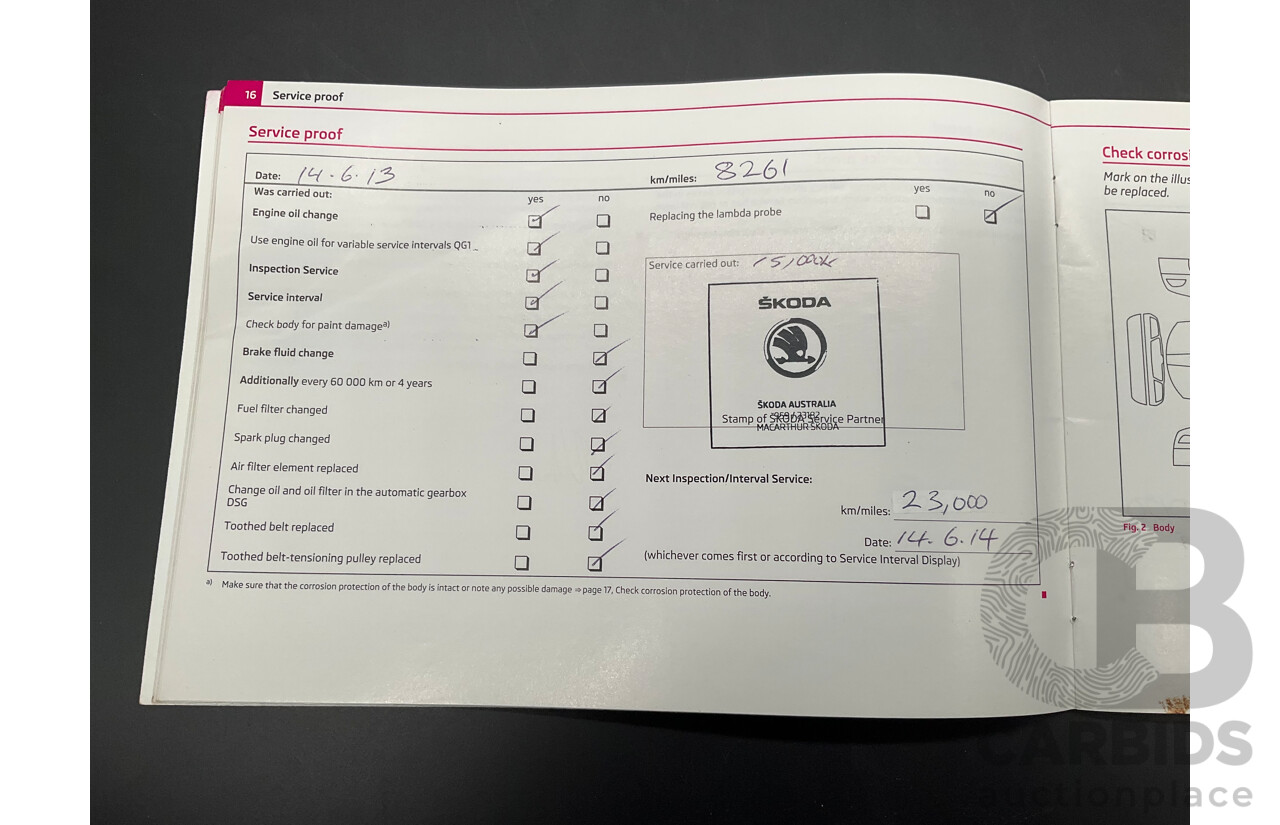 6/2012 Skoda Fabia 77 TSI 5JF MY13 5d Hatchback Candy White Turbo 1.2L