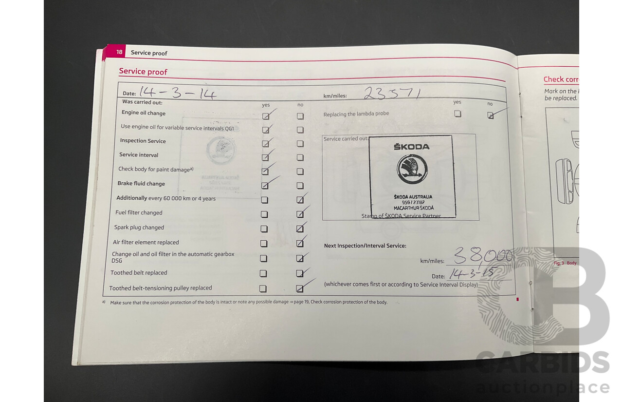 6/2012 Skoda Fabia 77 TSI 5JF MY13 5d Hatchback Candy White Turbo 1.2L