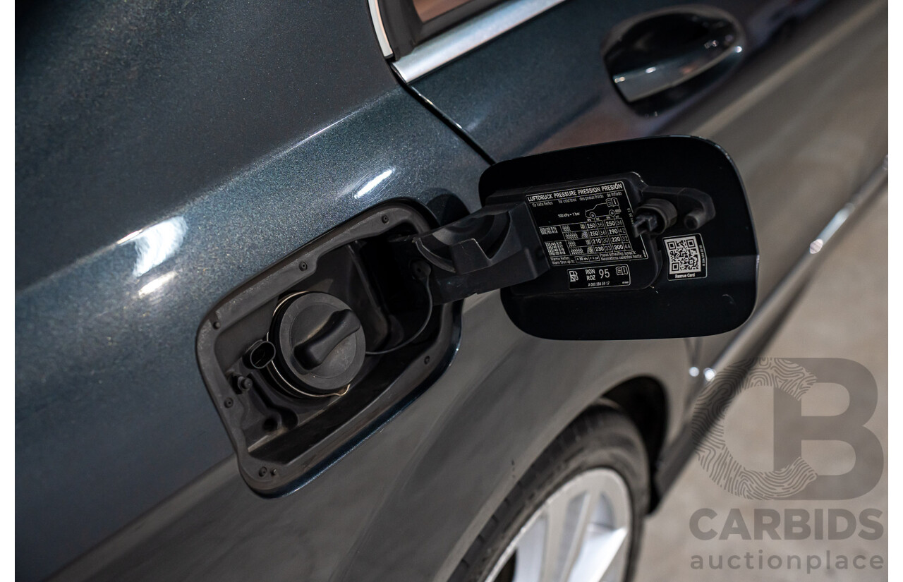 01/2014 Mercedes-Benz C250 Avantgarde W204 MY14 4d Sedan Magnetite Black Metallic Turbo 1.8L