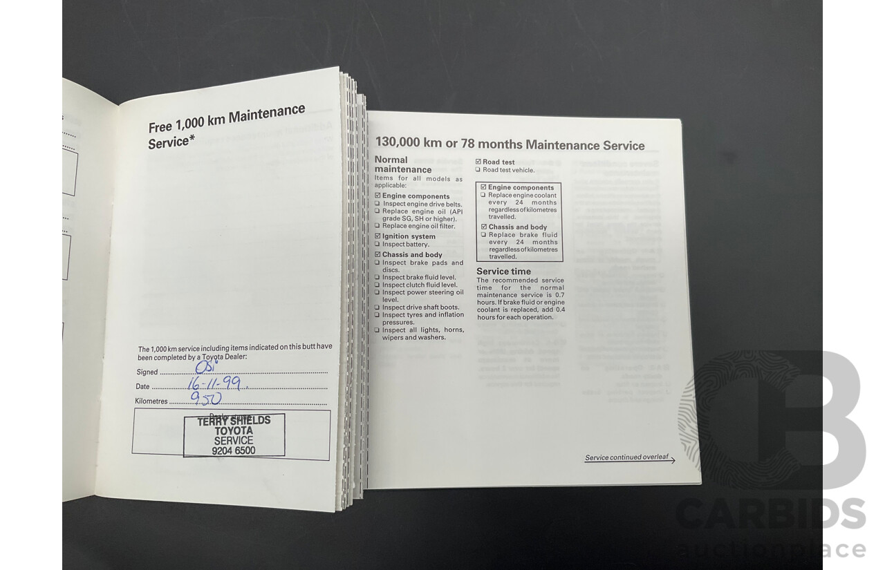 9/1999 Toyota Camry CSi SXV20R 4d Sedan Parchment Metallic 2.2L