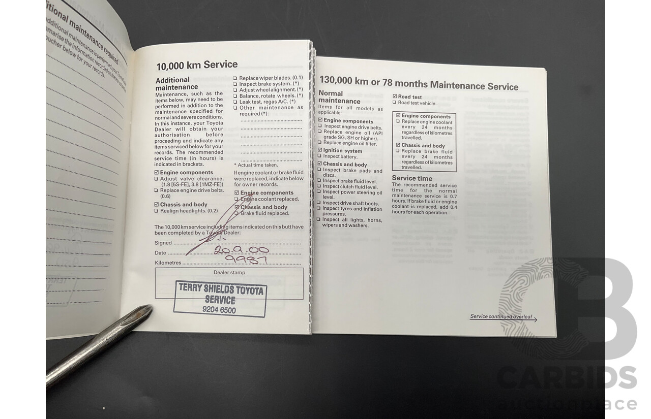 9/1999 Toyota Camry CSi SXV20R 4d Sedan Parchment Metallic 2.2L