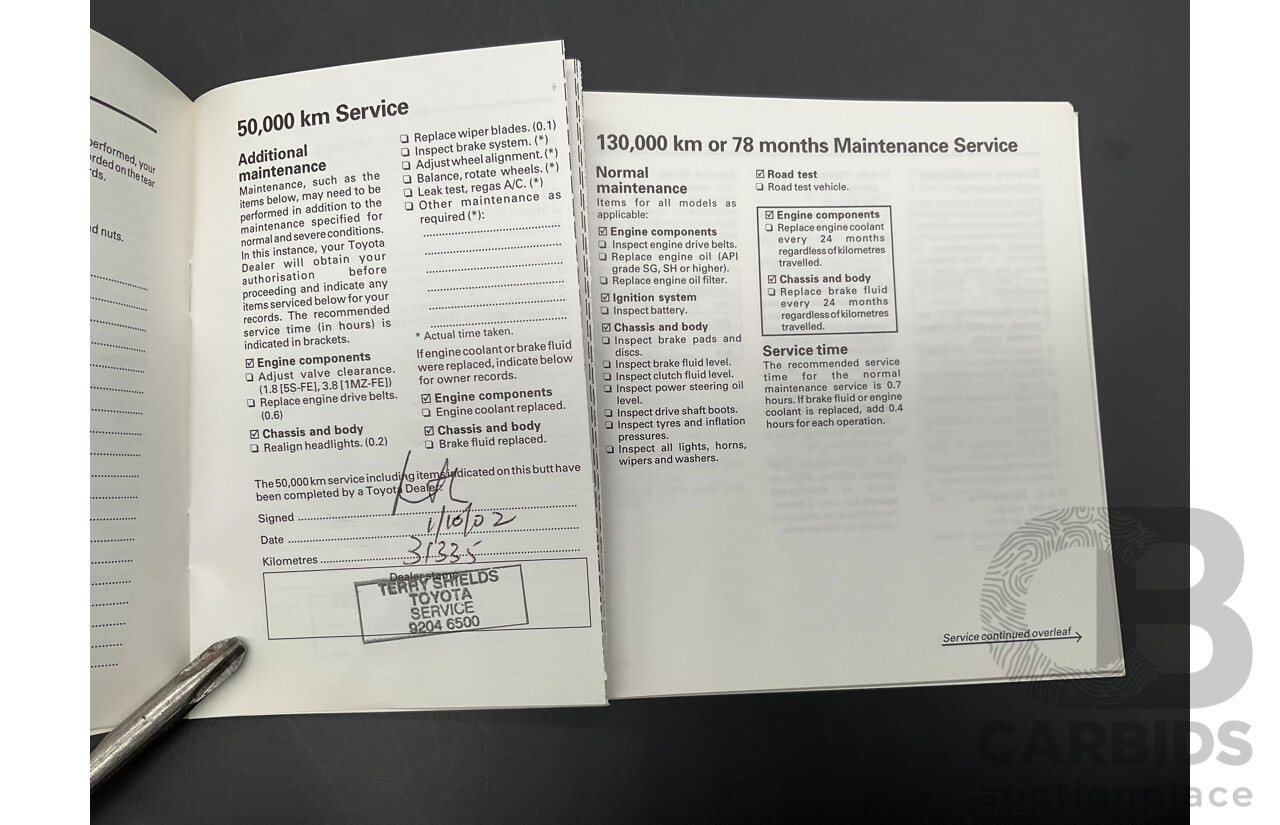 9/1999 Toyota Camry CSi SXV20R 4d Sedan Parchment Metallic 2.2L