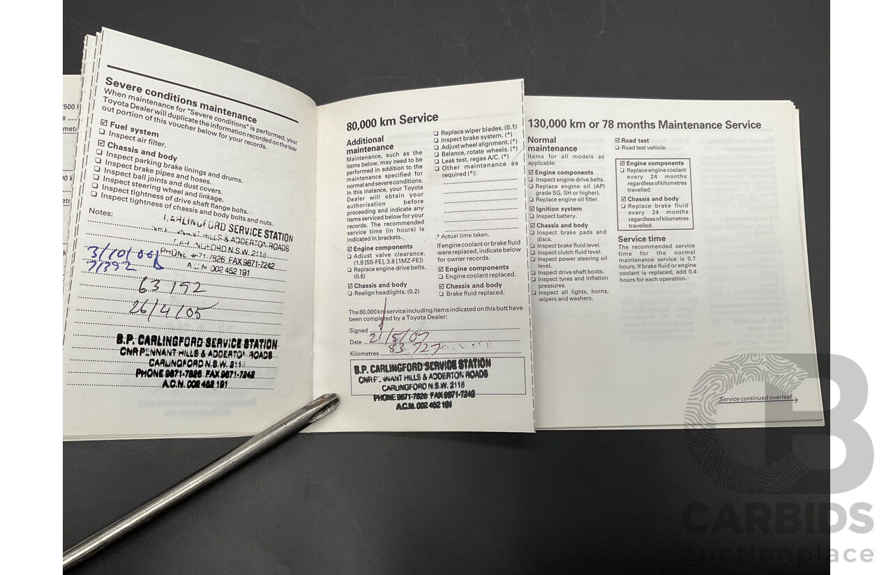 9/1999 Toyota Camry CSi SXV20R 4d Sedan Parchment Metallic 2.2L