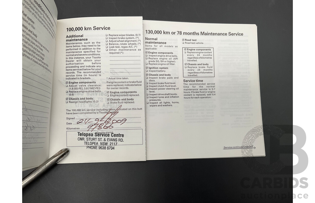 9/1999 Toyota Camry CSi SXV20R 4d Sedan Parchment Metallic 2.2L