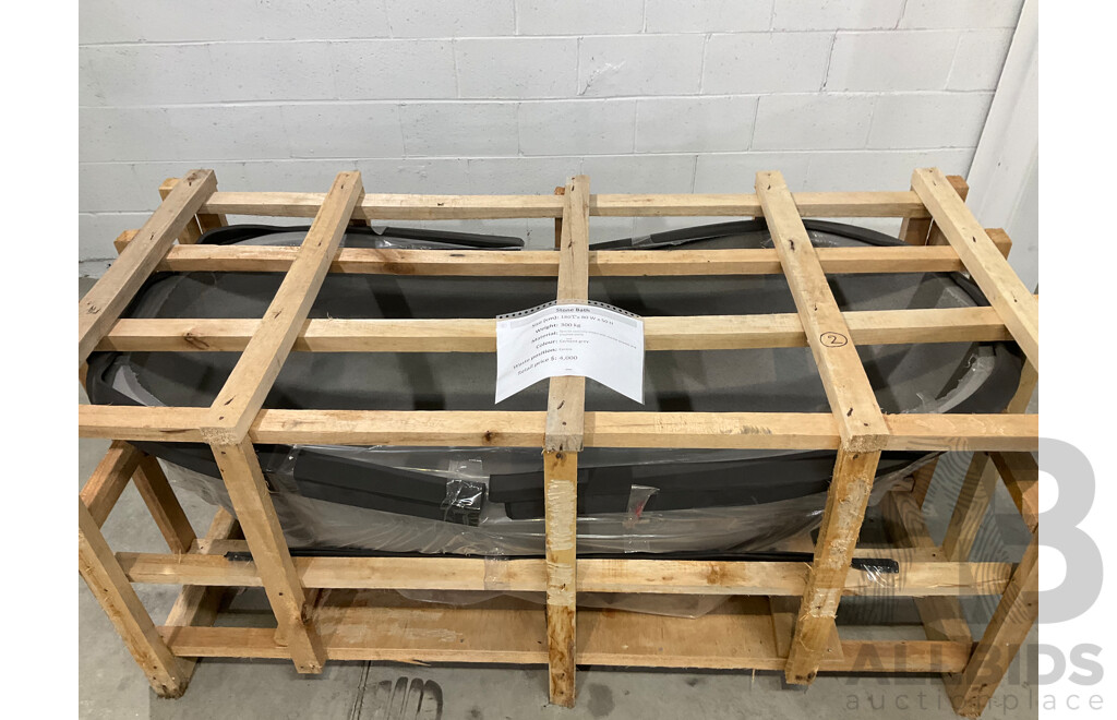 Stone Bath - Cement Grey (180L X 80W X 50H ) - ORP $4,000.00