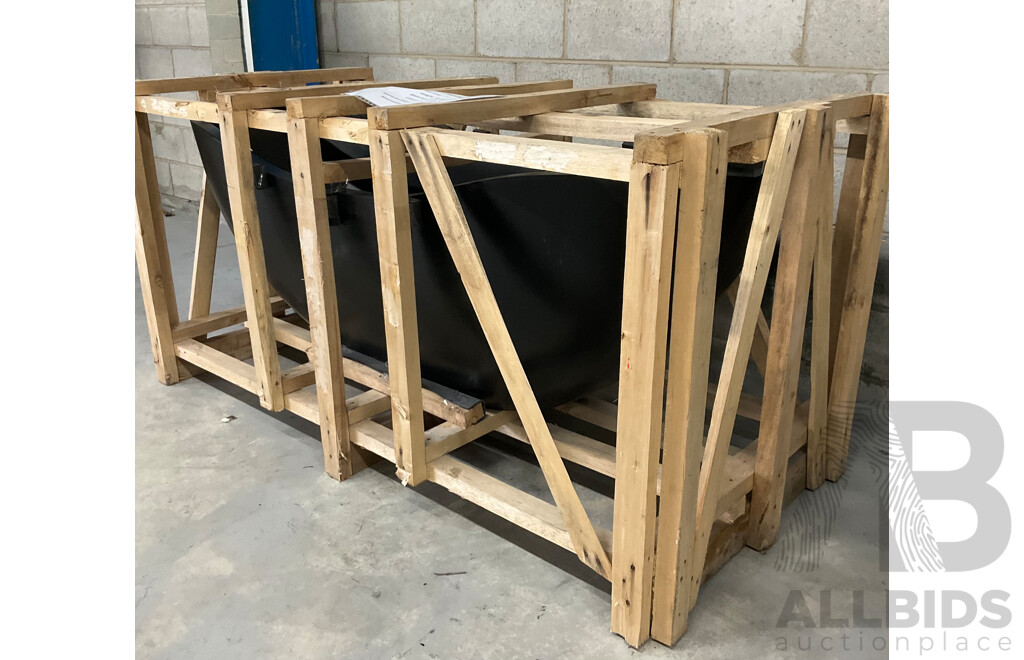 Stone Bath - Charcoal (170L X 80W X 50H/60H ) - ORP $3,800.00