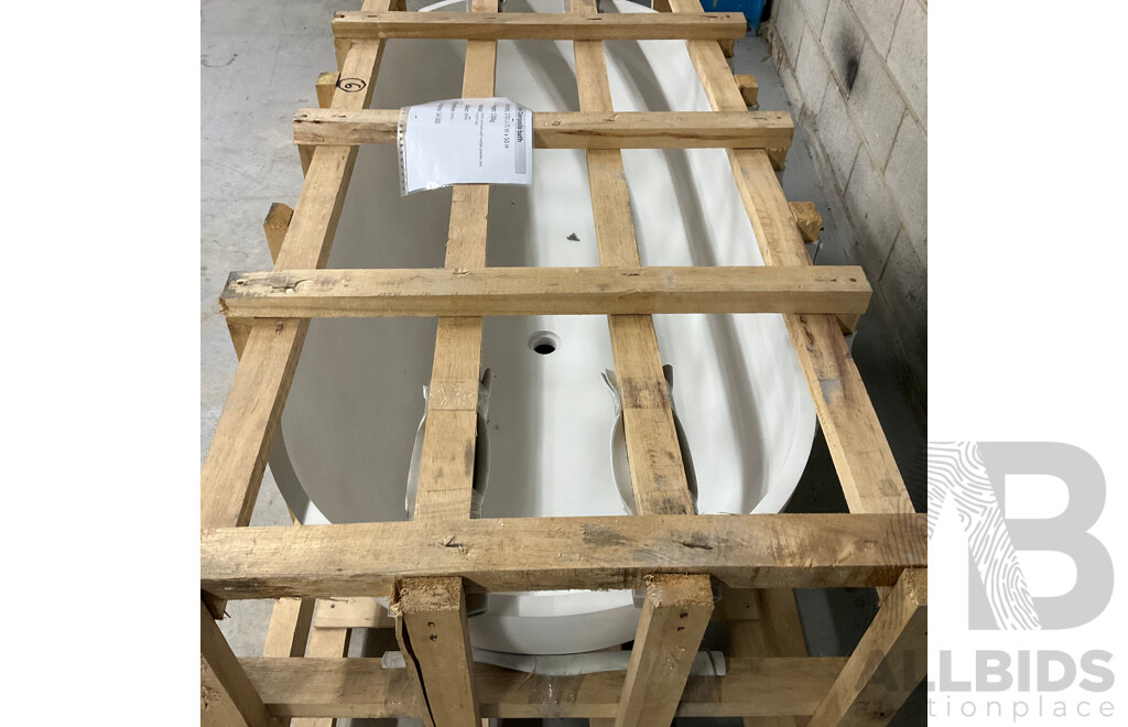 Stone Composite Bath - White (170L X 75W X 50H ) - ORP $4,000.00