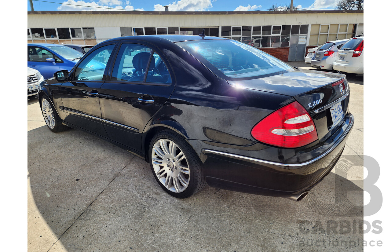1/2007 Mercedes-Benz E280 Avantgarde 211 MY07 UPGRADE 4d Sedan Black 3.0L